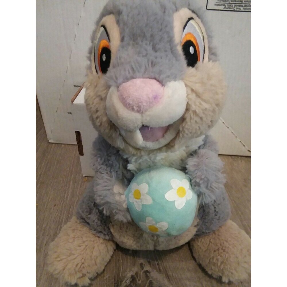 Hallmark Disney Easter Plush Thumper With Easter Egg 11" Rabbit Bambi
